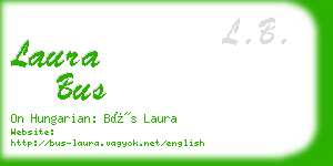 laura bus business card